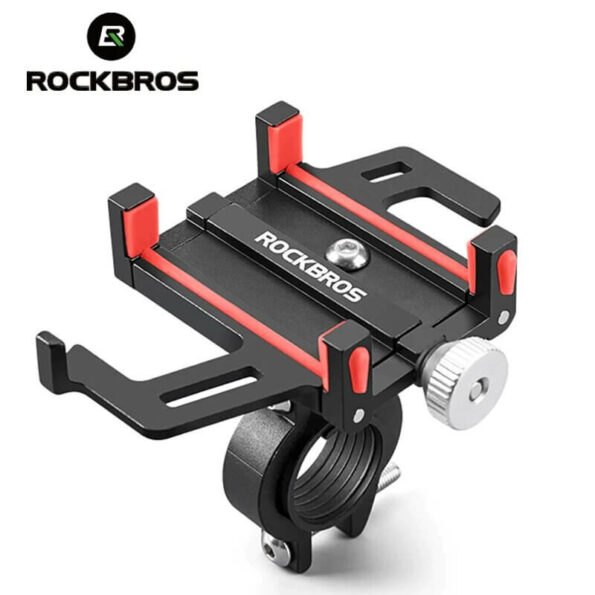 ROCKBROS Motorcycle Phone Holder CNC Aluminum Alloy Bracket 1